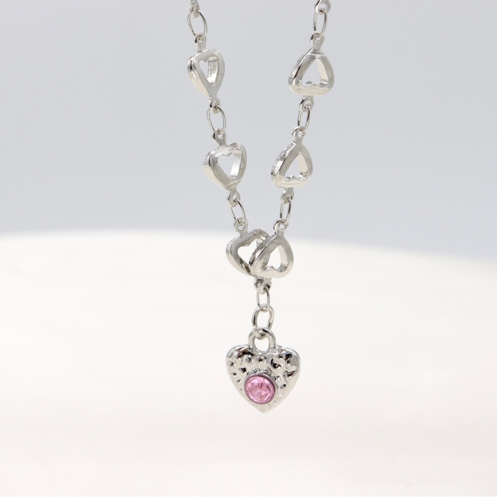 PinkHeart Necklace